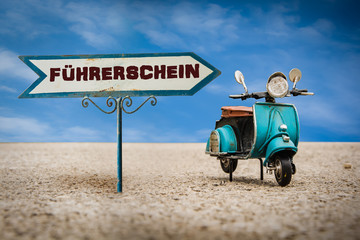 Obraz premium Schild 305 - Führerschein