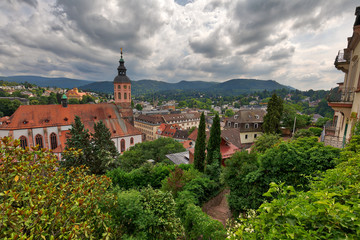 Fototapeta na wymiar Baden Baden Panorama