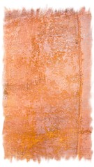 iron background with white border