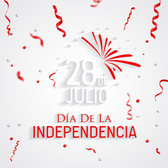Peru Independence Day (Día de la Independencia).