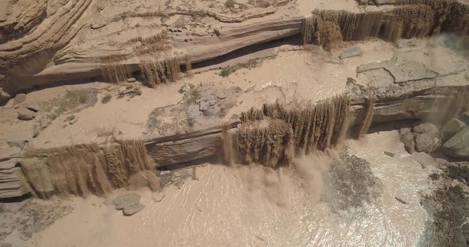 Chocolate Falls aka Grand Falls in Northern Arizona