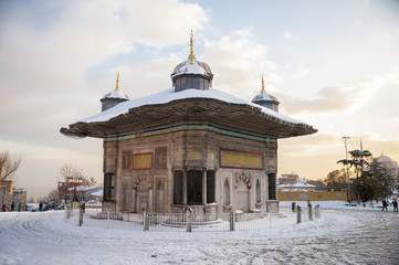 Ahmed 3 Fountain Snowy