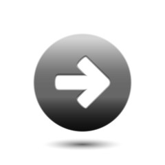 Direction next arrow icon isolated