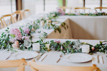 Table des mariés