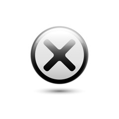 Obraz premium Remove, delete, x icon