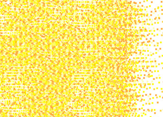 Abstract bricks, polygonal shape, decaying, mosaic, yellow color, for advertising, posters, decoration, design, isolated