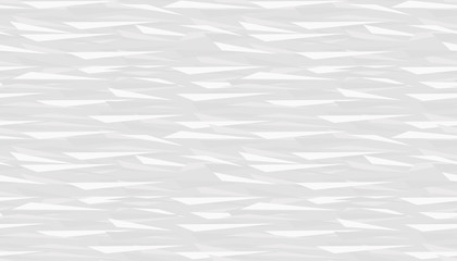 Military background of soldier white camouflaging seamless pattern. Vector winter camo texture of geometric shapes for army clothing.