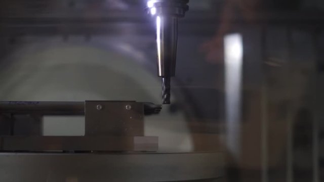 Just a slow motion video of some steel milling with some sparks.