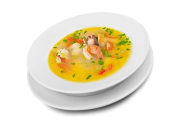 Soup with Seafood