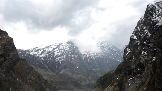 It is from one of the last vilage in India, Mana village : in trek to vasudhara fall