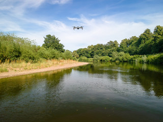 Drone Over Water