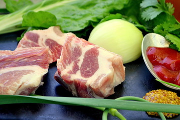beef steak with vegetables