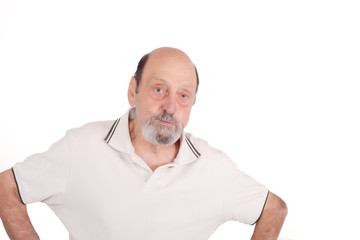 Portrait of elderly man