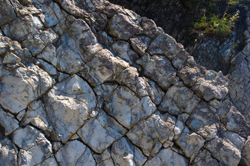 rocks and stones of the sea coast