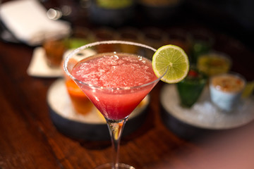Pink Cocktail Drink
