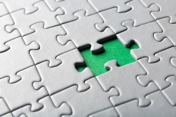 Puzzle with Missing Piece