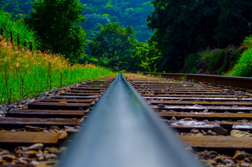 Fototapeta premium Train Rail