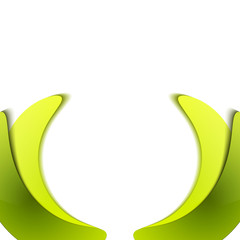 Abstract Background for designers. Overlapping yellow shapes. Space for text or message