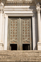 Cathedral door of Girona, Spain