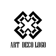 Obraz premium Art Deco Logo