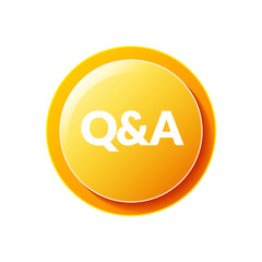 Question and Answer icon. Q and A