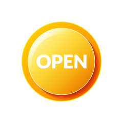 Open sign text