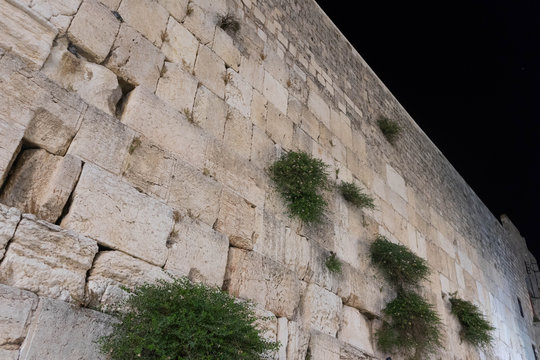The Western Wall on mt. Zion, Jerusalem