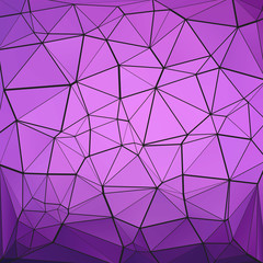 abstract polygonal background - pink / purple