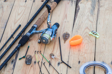 Wędka i akcesoria do drgającej szczytówki (feeder) © Piotr Szpakowski