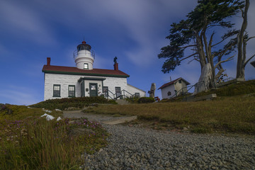 Fototapeta na wymiar Battery Point Lighthouse, Crescent City, Del Norte County, California