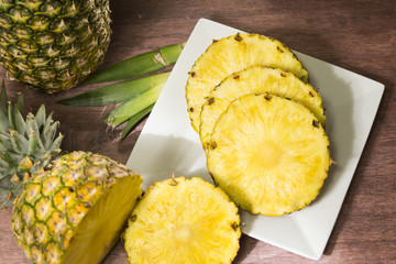 Tropical fruit pineapple from South America