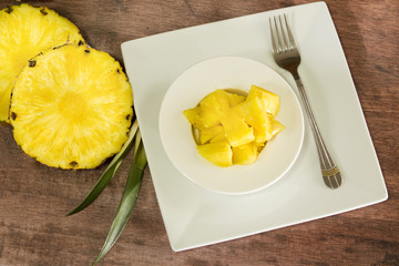 Tropical fruit pineapple from South America