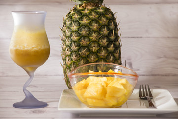 Tropical fruit pineapple from South America