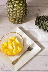 Tropical fruit pineapple from South America