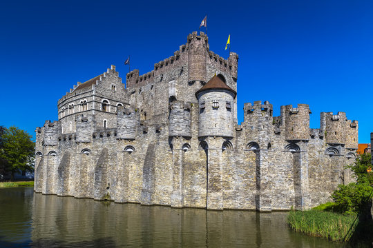 The castle of the counts of Flanders