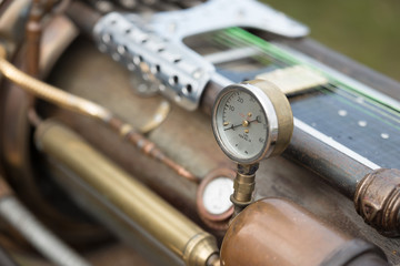 Fototapeta premium old gauges recycled