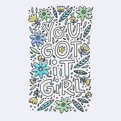 Girl Power Illustration