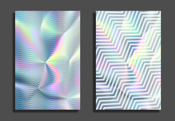 Holographic Foil beautiful rainbow texture background.