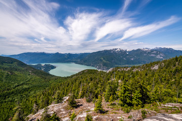 Howe Sound from the Sea to Sky Gondola Summit