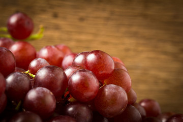 grapes seedless red on old wood