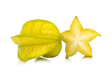Fototapeta premium star apple. star fruit isolated on white background