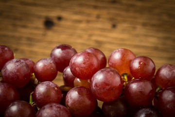 grapes seedless red on old wood