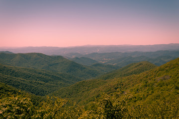 Landscape of Asheville, North Carolina
