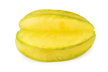 star apple. star fruit isolated on white background