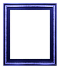 Antique purple frame isolated on the white background