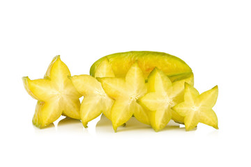 Fototapeta premium star apple. star fruit isolated on white background