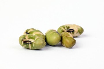 Green Soybean baked roasted fried shell cracked