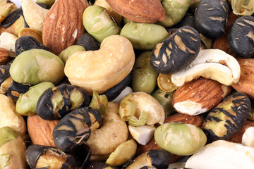 Cashew Nut Almond Green Black Soybean Baked Roasted Healthy nut bean mix