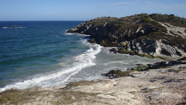 Detrás de Playa Parguito