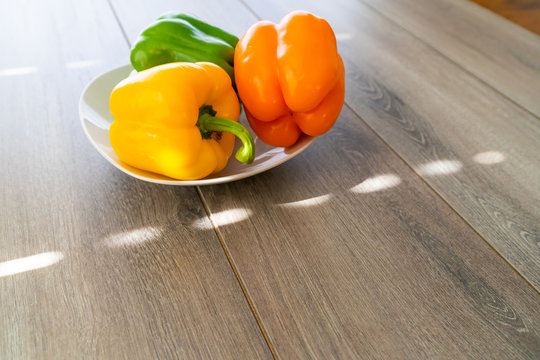 Fresh Organic Bell Peppers for Nigerian Cooking
